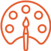 Group 115 Art vector orange