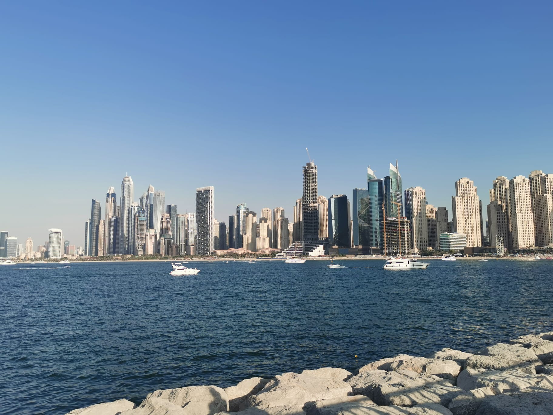 dubai marina view Dubai view from Marina