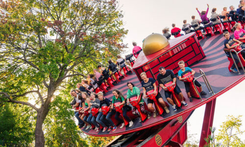 Liseberg Vergnügungspark mit riesen Drehscheibe , Schweden Themepark in Berlin