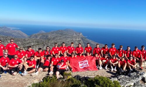 Coleg Gwent up table mountain Coleg Gwent School Rugby Tour to South Africa up Table Mountain