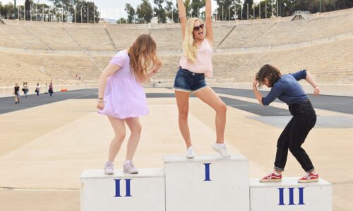 Greek pantheon Olympic stadium