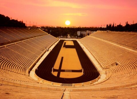 Panathinaik olympic stadium in Greece