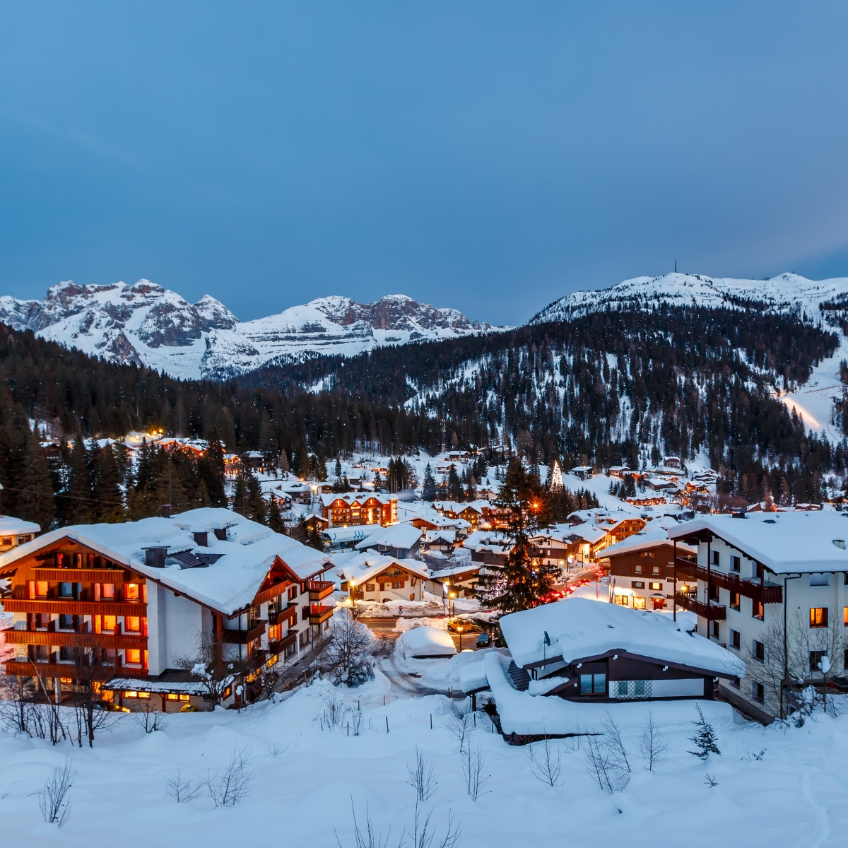 View of Madonna di Campiglio