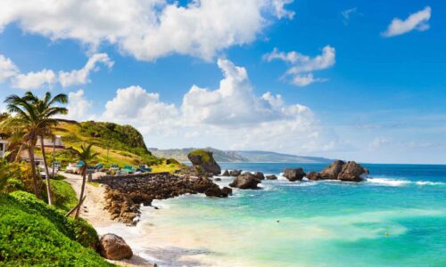 Bathsheba, Barbados. Bathsheba, East coast of Barbados, Lesser Antilles.