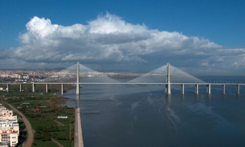 Portugal Lisbon Vasco De Gama Bridge Portugal Lisbon Vasco De Gama Bridge