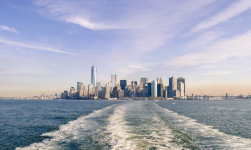 View of New York City from the Water