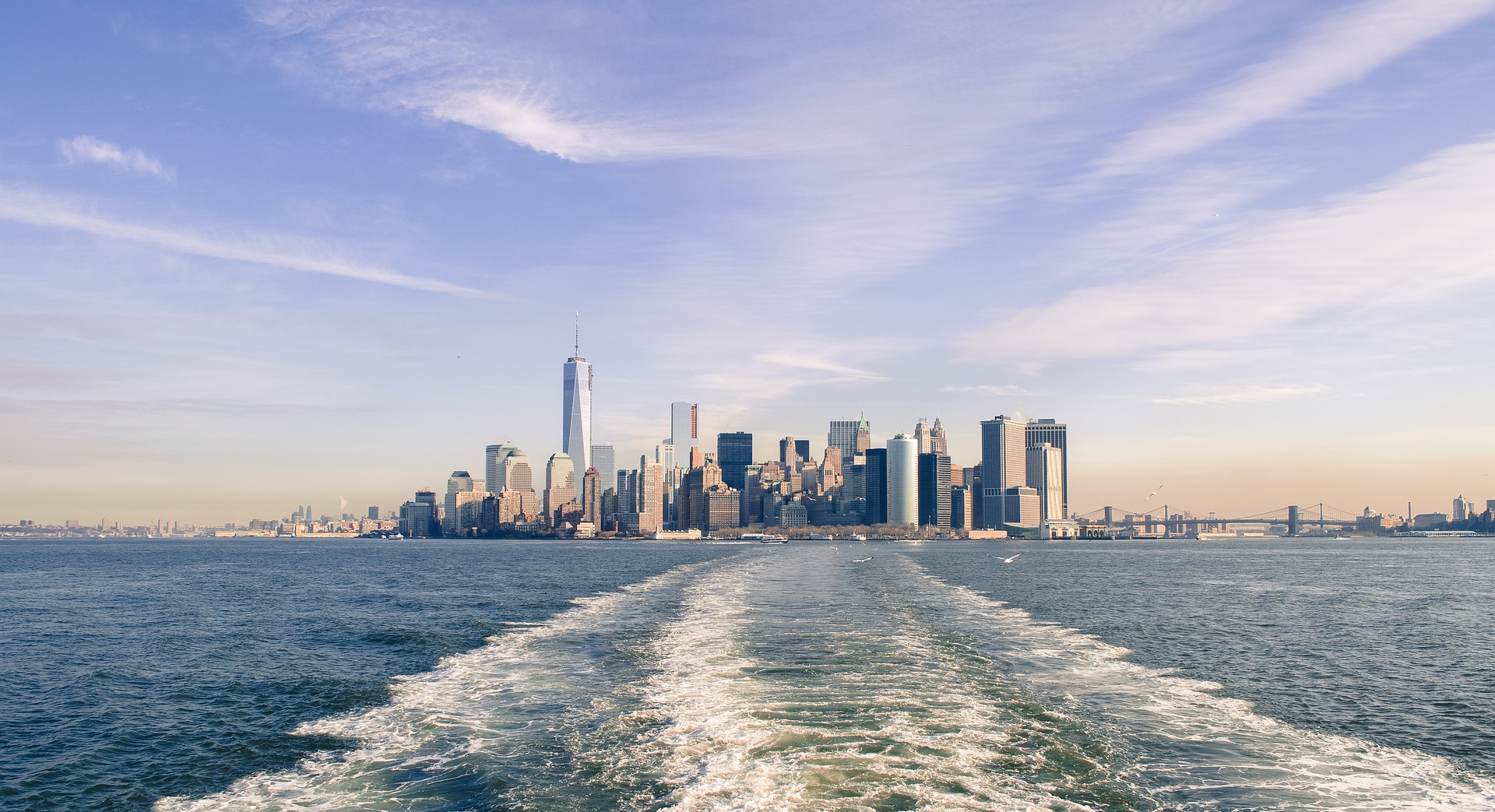 View of New York City from the Water