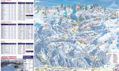 Madonna di Campiglio piste map