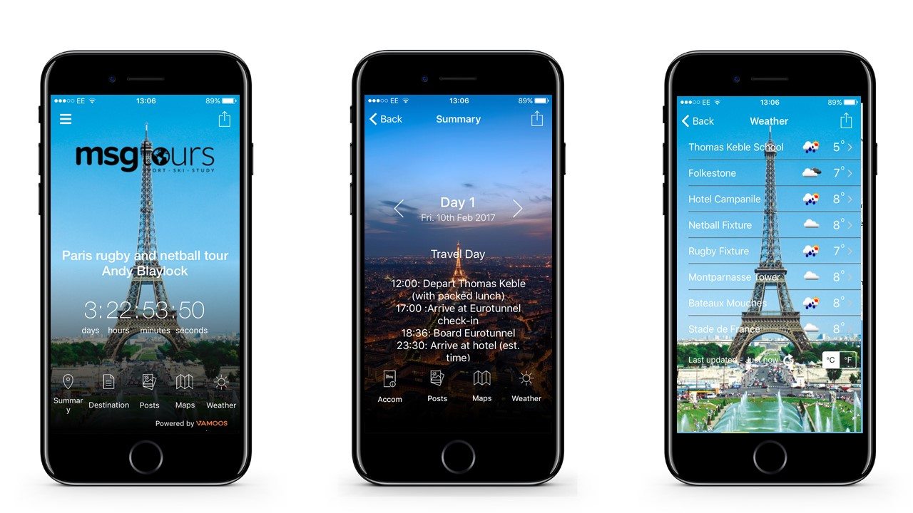 MSG Embrace technology with Vamoos app