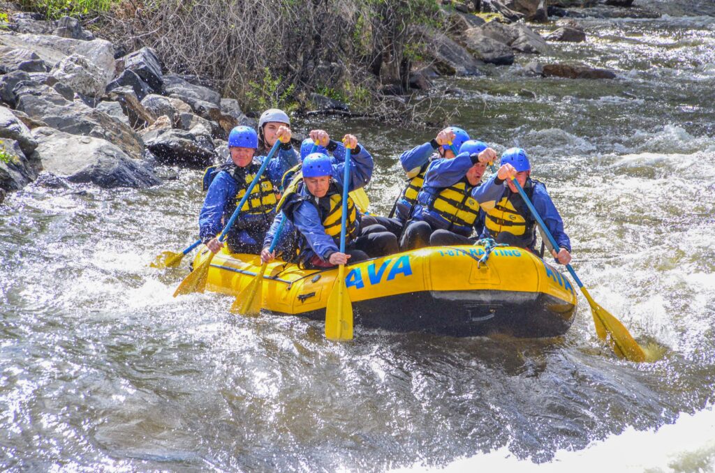 Water rafting in the USA